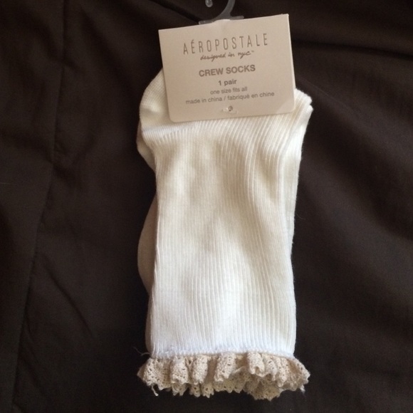 white crew socks