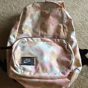 Nike Backpack Pink/Biege(Tan)/White