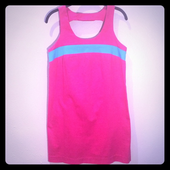 🏈Pink & Aqua Leona Dress