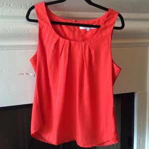 100% Silk Trina Turk Tank with Detail