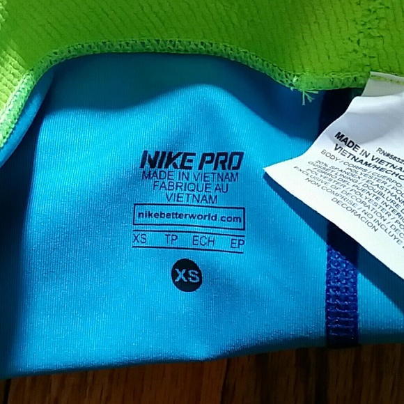 โSOLDโ Nike Pro Blue Shorts XS - NWT - Picture 2 of 2