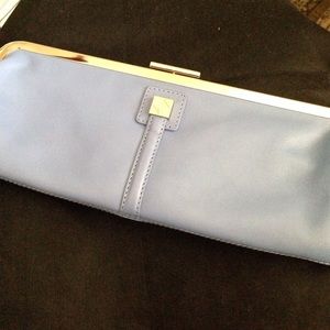 Eileen West Leather, Suede Lined Clutch