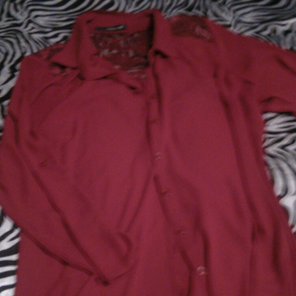 $$$SOLD$$$  Sheer lace blouse
