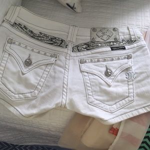 Miss me white shorts