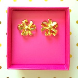 Lilly Pulitzer bow earrings