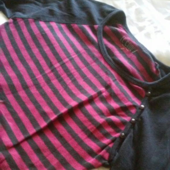 Black and Red Striped Sweater