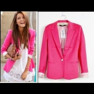Pink blazer