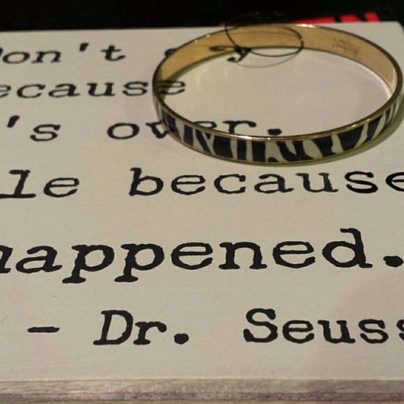 J. Crew Jewelry - Last Chance!! Zebra Printed J Crew Bracelet