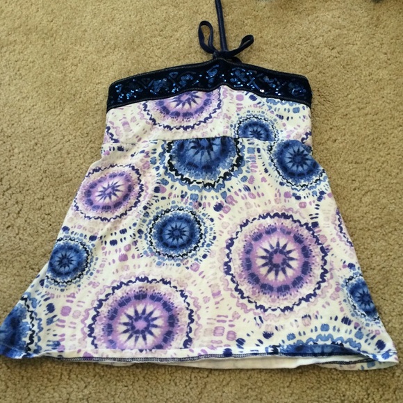 Halter neck shirt