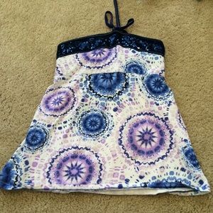 Halter neck shirt