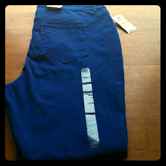 Cobalt Blue Skinny Jeans