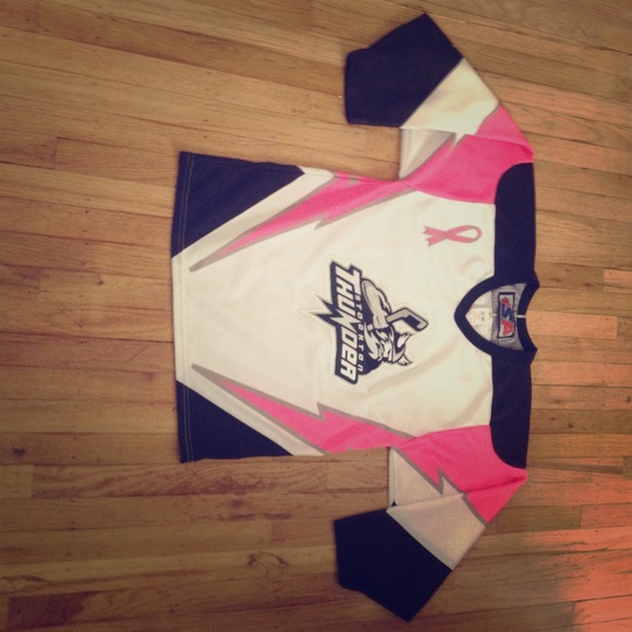 Stockton thunder breast cancer hockey jersey