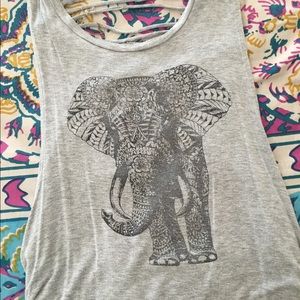 Grey Elephant Muscle Tank