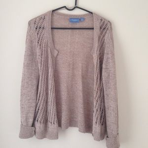 Beautiful beige long sleeved cardigan, XL
