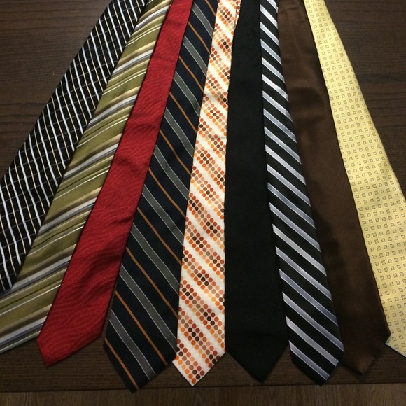 Lot of 9 Men's Ties