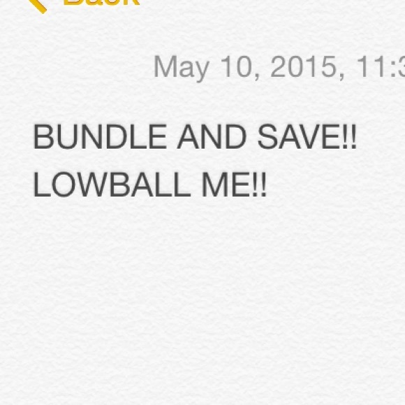 all items negotiable
