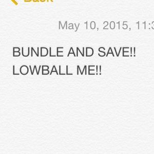 all items negotiable