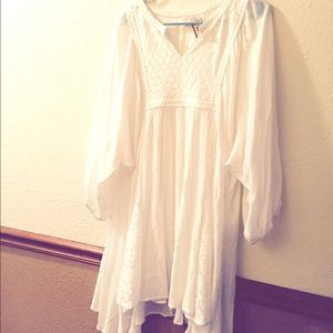 Nice lace white dress.