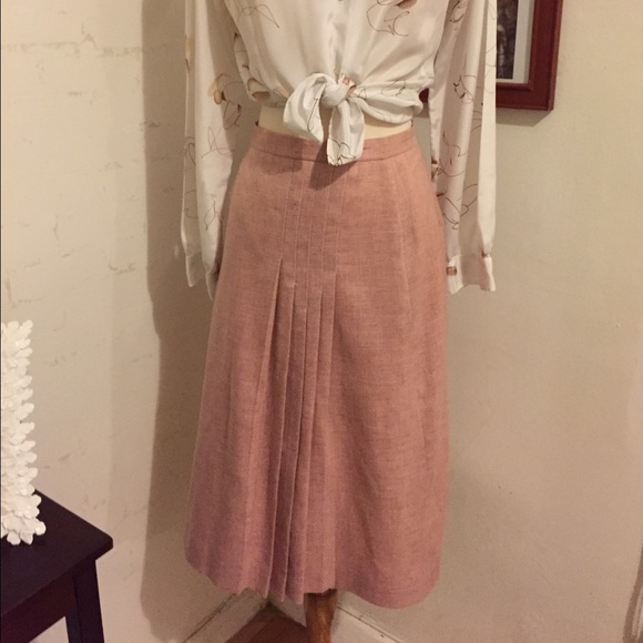 70s pink Evan picone skirt