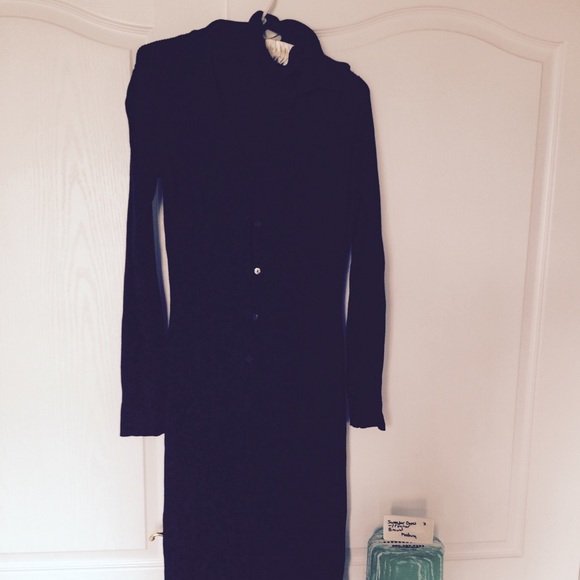 Sweater Dress with Duster