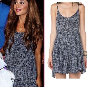 Navy Floral Brandy Melville Dress