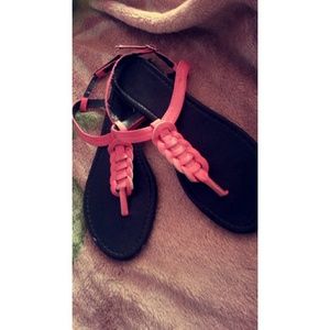 Pink sandals