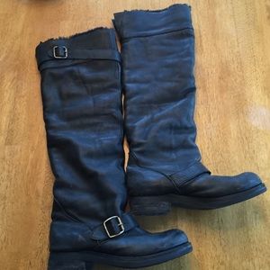 Jeffrey Campbell "Engineer" tall leather boot