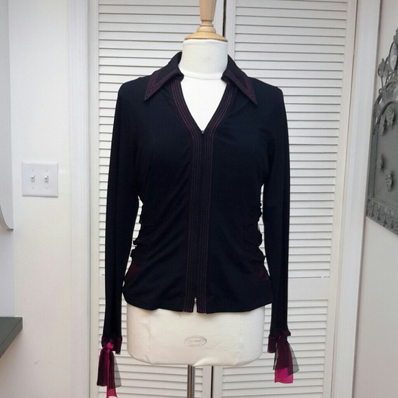Unique Shirt/Jacket w/ Side and Wrist Detailing - Picture 1 of 4