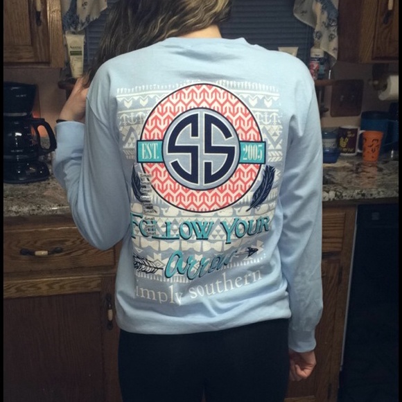 simply southern long sleeve t-shirt