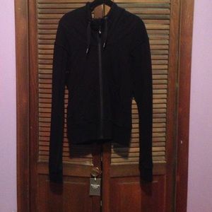 Lululemon black hooded zip up
