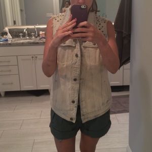 Free People Jackets & Coats - Free People studded vest Free People Jackets & Coats - Free People studded vest