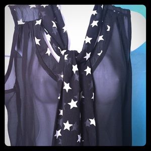 black star Casual cut tank