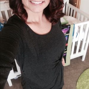 Simple black blouse