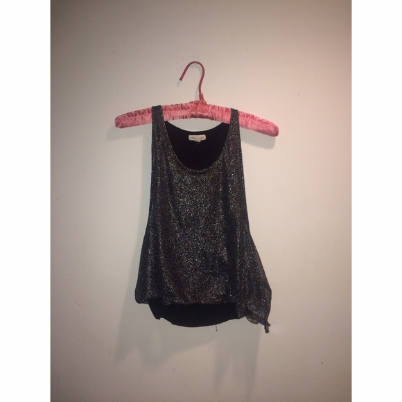 Silence + Noise Chainmail Muscle Tee