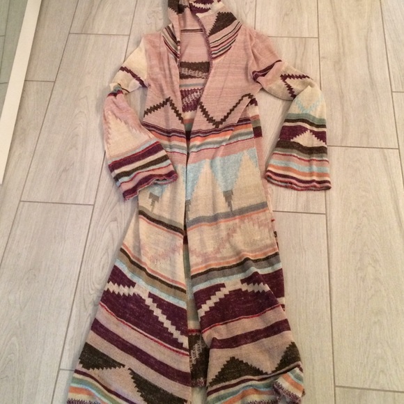Free People hooded sweater jacket - Picture 2 of 2