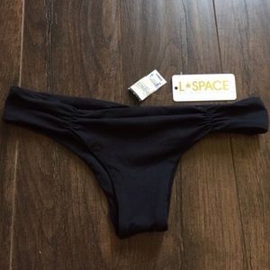 LSpace Bitsy Black Bikini Bottoms