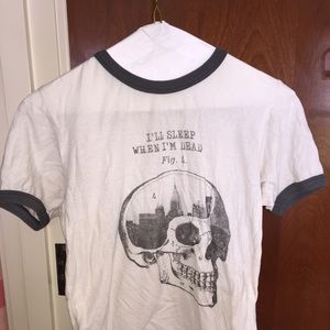 Brandy Melville I'll sleep when I'm dead tee