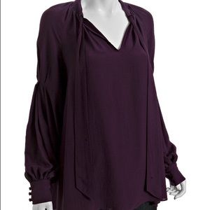 Elizabeth and James Tops - Elizabeth and James silk tie neck blpuse Elizabeth and James Tops - Elizabeth and James silk tie neck blpuse