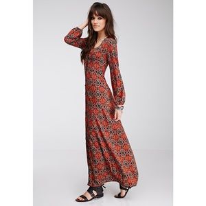 Mandala Printed Maxi