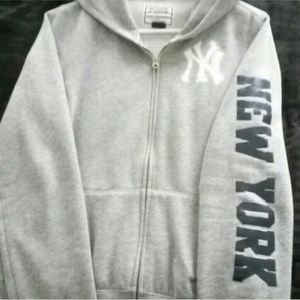VS Pink NY Yankees bling zip jacket
