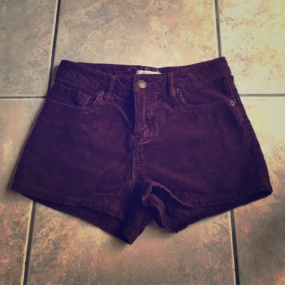 Corduroy high waisted F21 shorts