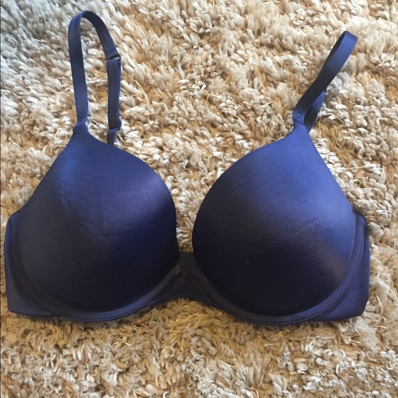 SOLD- VICTORIA SECRET DEMI UPLIFT BRA SZ 36D BLUE