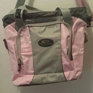 Pink & Gray Champion Gym Bag NWOT