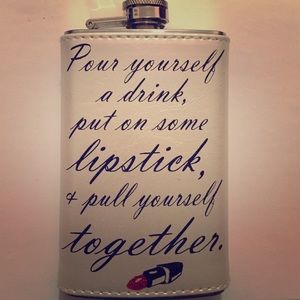 Novelty Flask 4 1/4" tall *never used*