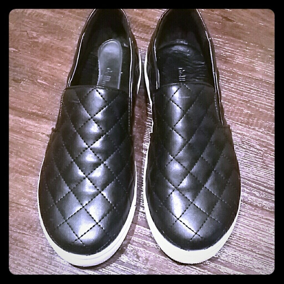 Slip on black shoes