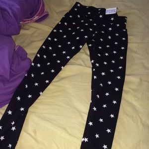 Pink by Victoria's Secret star pattern leggings