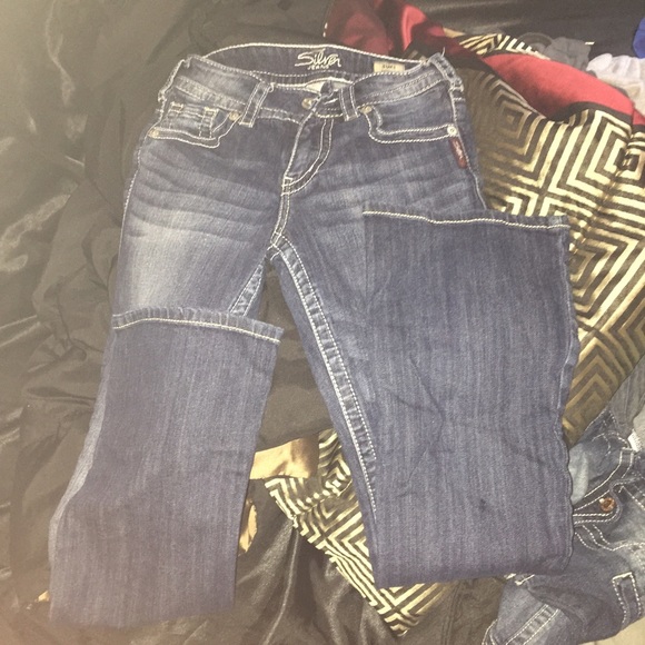 Suki silver jeans