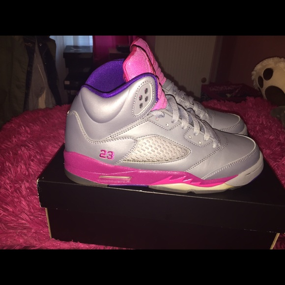 Grey/metallic 5s YOUTH