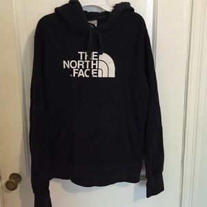 Black north face sweater SZ:L