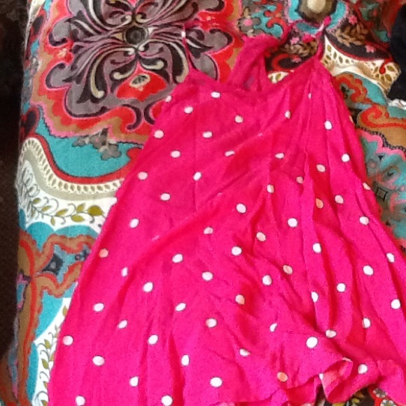 Hot pink sun dress